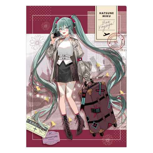 『初音ミク』シングルクリアファイル レッド